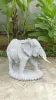 Artikelbild 2 des Artikels “Rajah - Elefant, Blick rechts, 63 cm L | Steinguss “